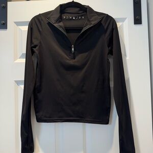 Balance Athletica (Vitality) Women's Black Long Sleeve Zip Top